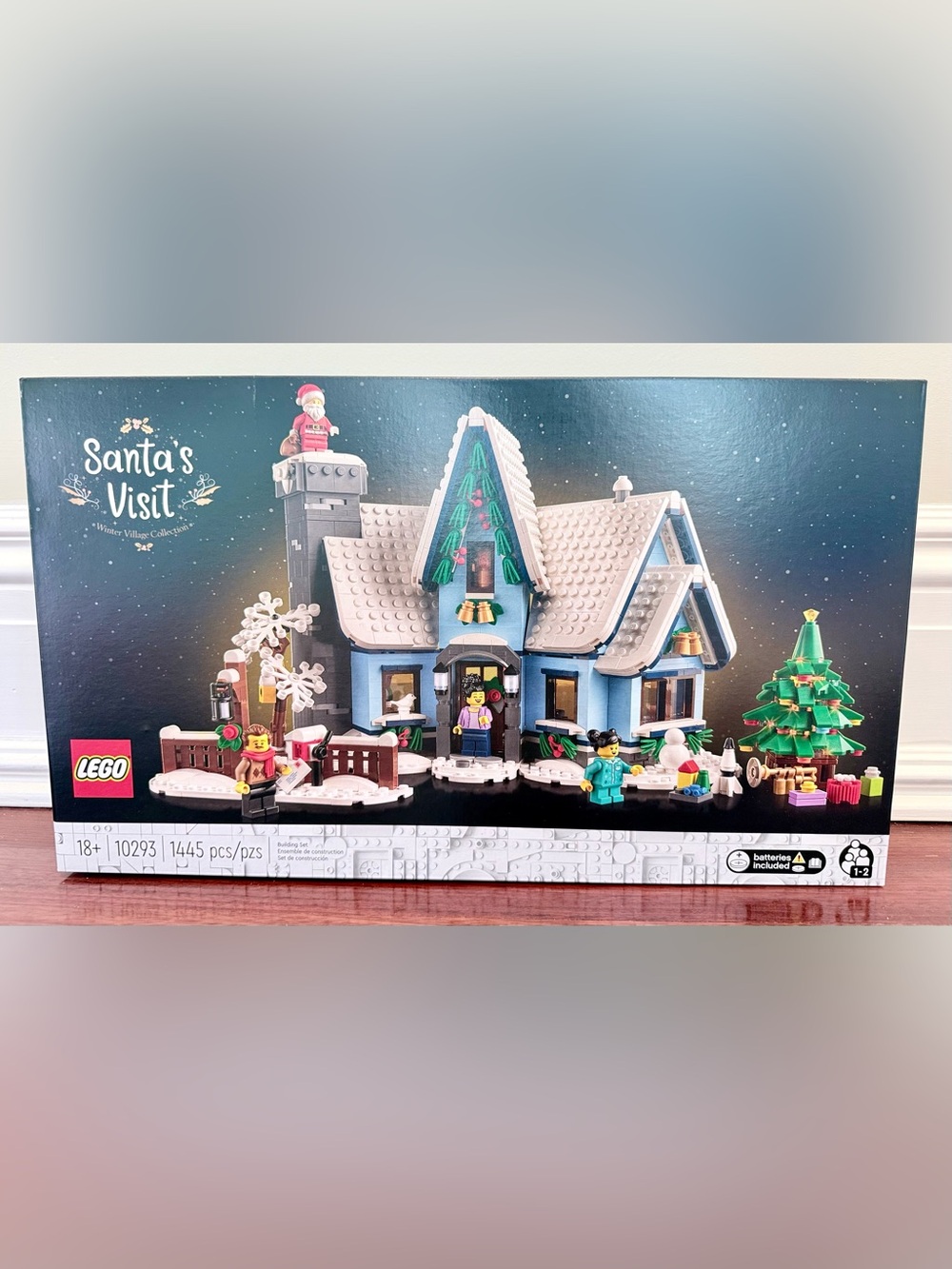LEGO 10293 Santa's Visit Winter Village Retired NEW SEALED 1,445 Pieces